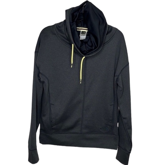 The North Face Tops - THE NORTH FACE Funnel Neck Hoodie in Classic Black Size Medium